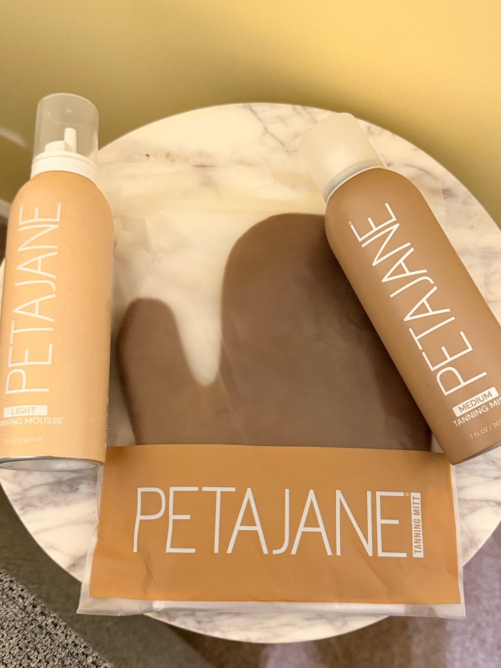 PETAJANE Essential Tanning Kit with Mist, Mousse and Mitt. New, sealed